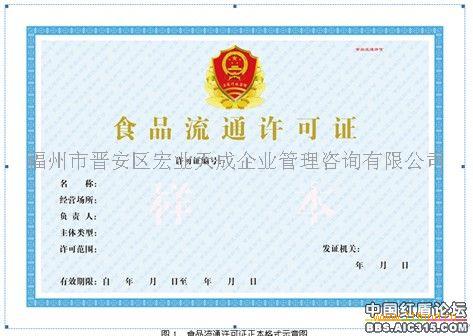 食品流通许可证 保障舌尖安全的第一道门槛